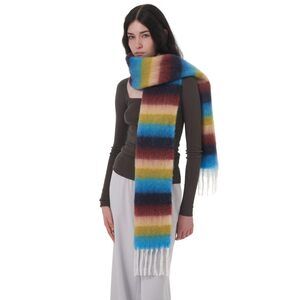 7856 Womens Winter Scarf Long Blanket Warm Thick Scarfs For Women Cold